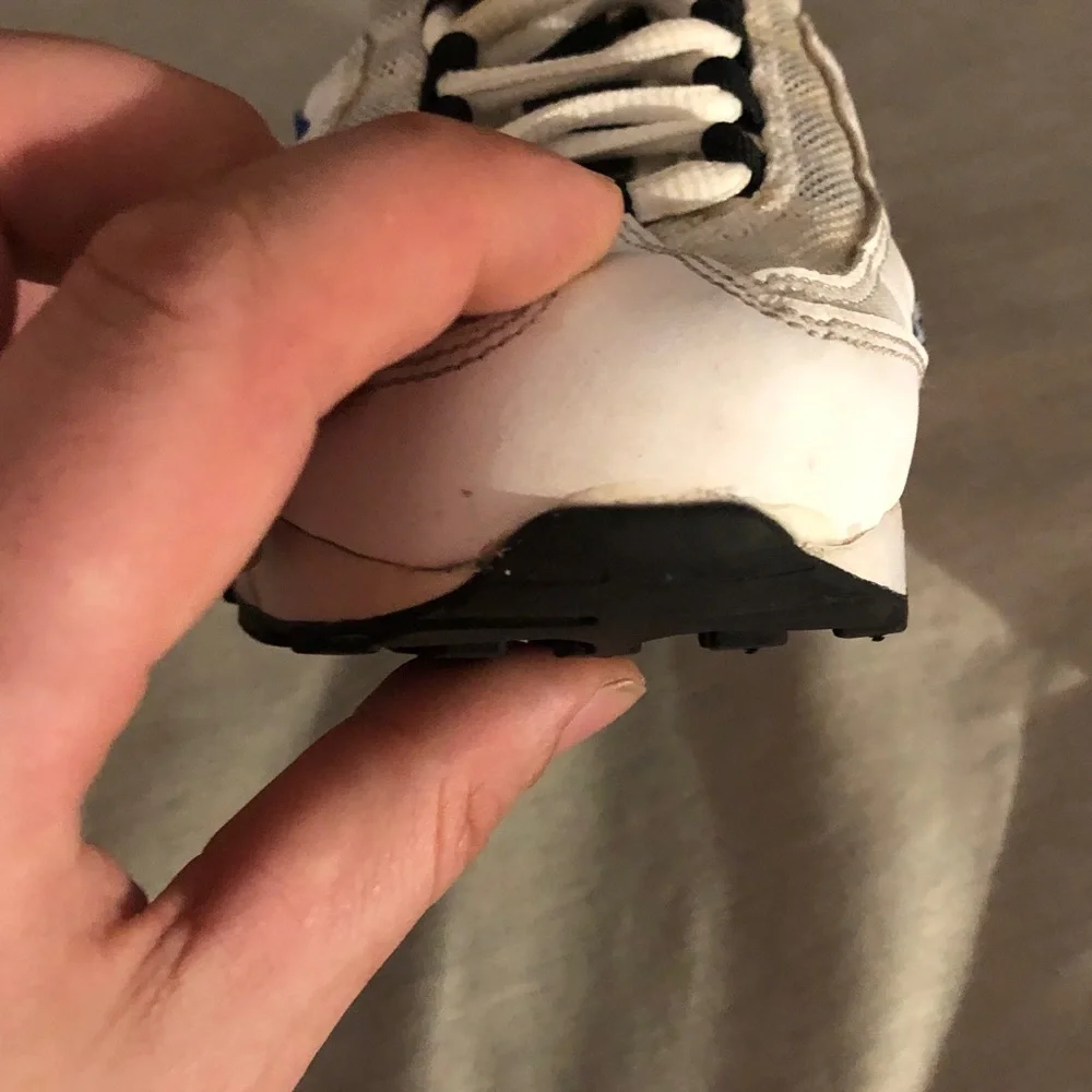 Nike Blue and White Sneakers